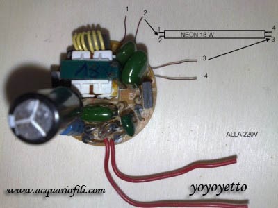 Accendere neon senza sfarfallio