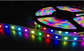 Strip led in acquario